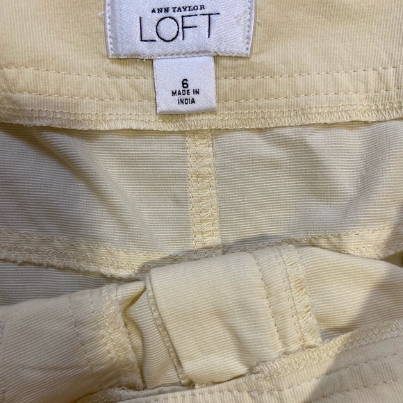 Ann Taylor Loft Yellow Skirt - Picture 3 of 7